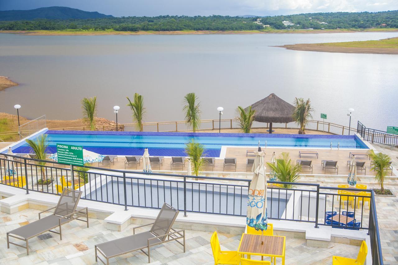 Apto Resort Do Lago Ate 8 Pessoas - Valor Promocional Caldas Novas Exterior foto